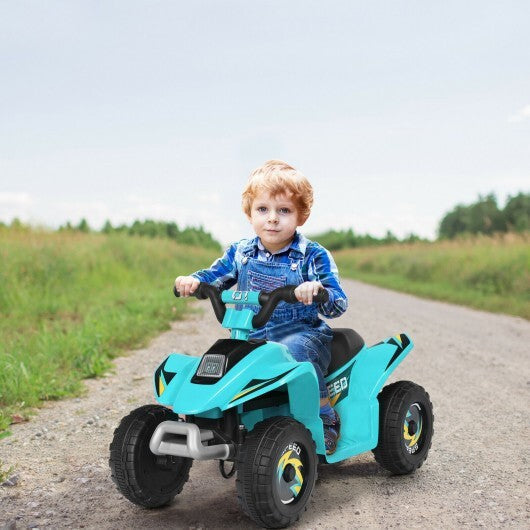 6V Kids Electric ATV 4 Wheels Ride-On Toy -Black LuxuryLifeWay Online Store