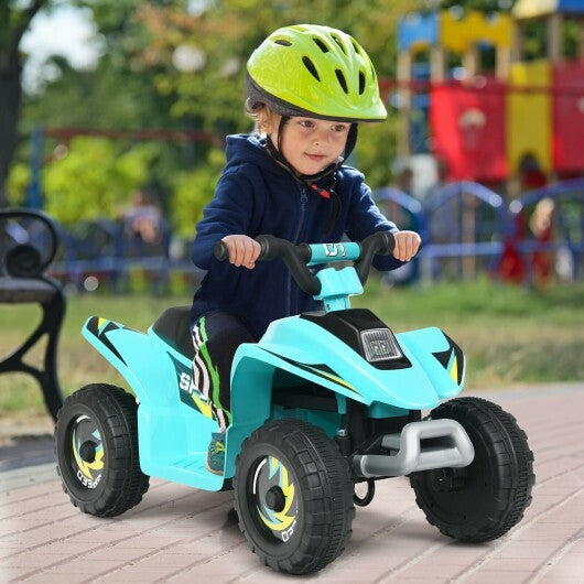 6V Kids Electric ATV 4 Wheels Ride-On Toy -Black LuxuryLifeWay Online Store