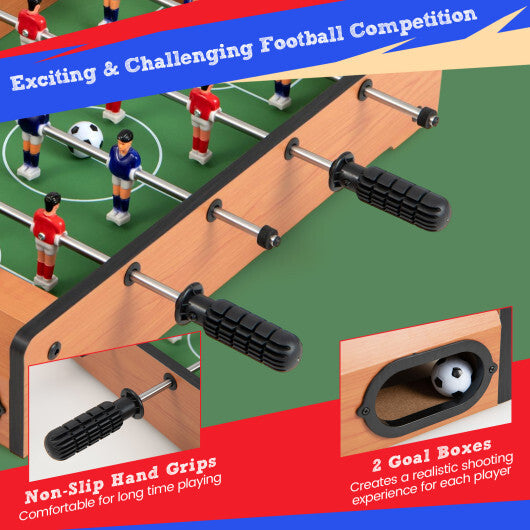 20 Inch Indoor Competition Game Soccer Table - Color: Brown LuxuryLifeWay Online Store
