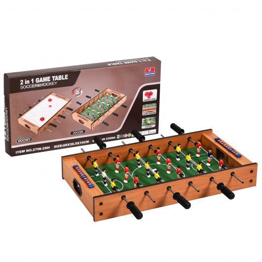 2-in-1 Indoor/Outdoor Air Hockey Foosball Game Table LuxuryLifeWay Online Store