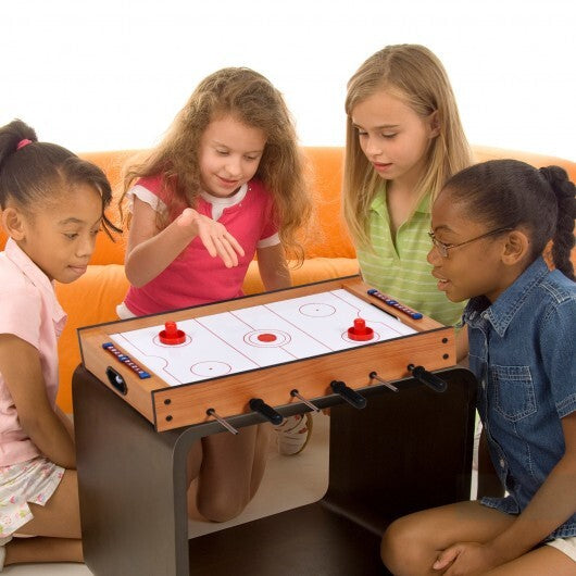 2-in-1 Indoor/Outdoor Air Hockey Foosball Game Table LuxuryLifeWay Online Store