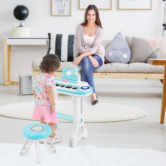 37-key Kids Electronic Piano Keyboard Playset-Pink LuxuryLifeWay Online Store