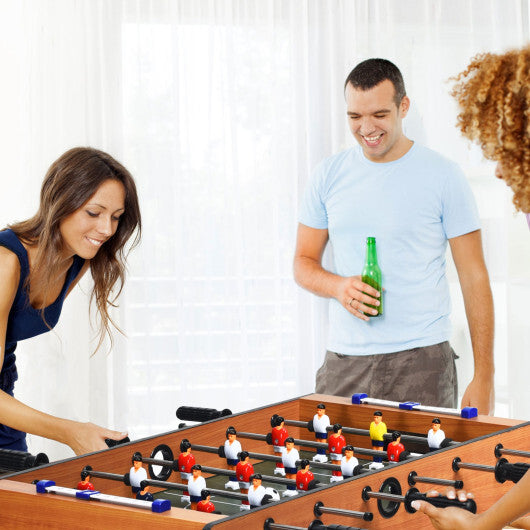 Space Saving Table Football with Durable Handle and 2 Footballs LuxuryLifeWay Online Store