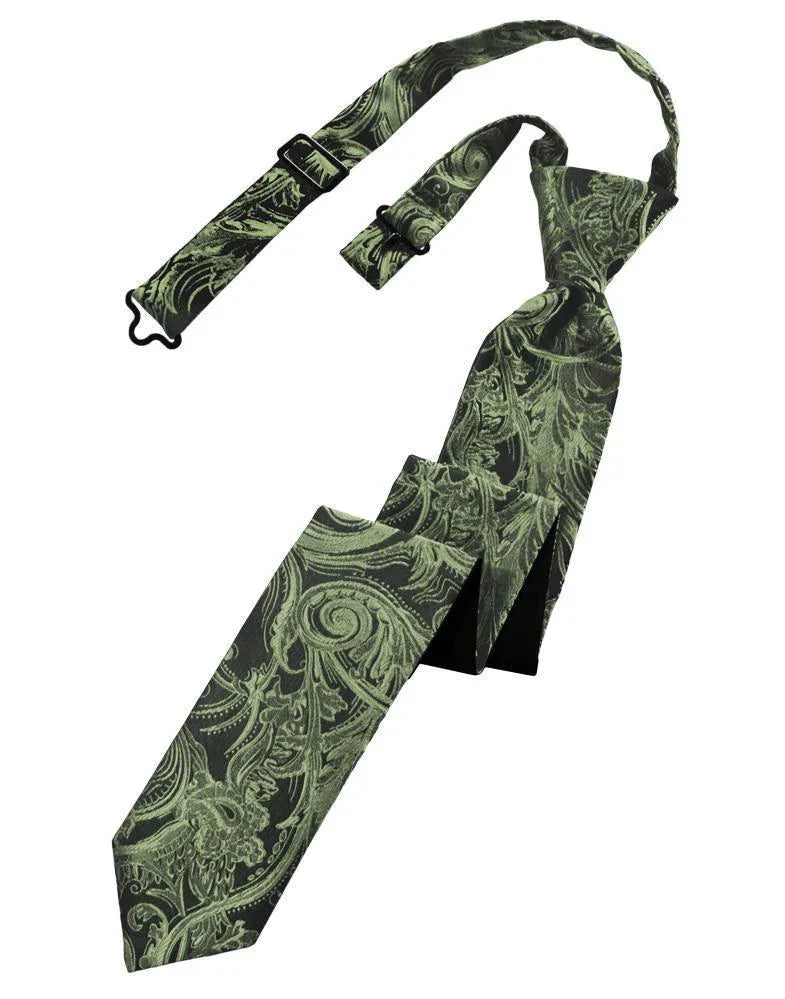 Tapestry Skinny Necktie Pre- Tied LuxuryLifeWay Online Store