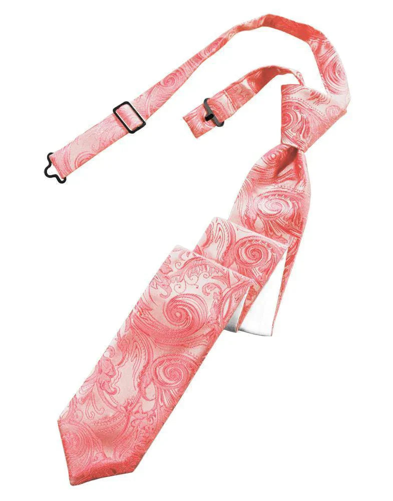 Tapestry Skinny Necktie Pre- Tied LuxuryLifeWay Online Store