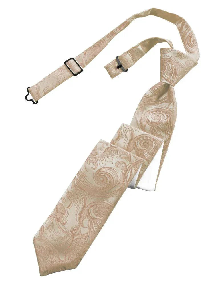 Tapestry Skinny Necktie Pre- Tied LuxuryLifeWay Online Store