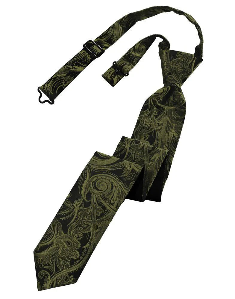Tapestry Skinny Necktie Pre- Tied LuxuryLifeWay Online Store