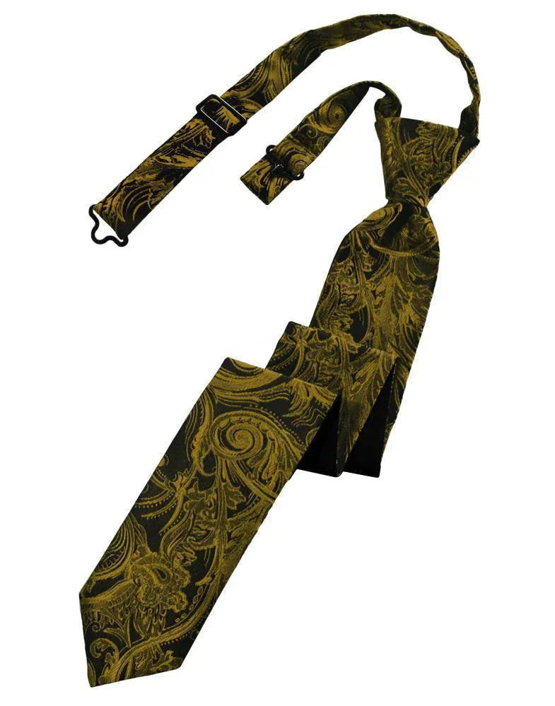 Tapestry Skinny Necktie Pre- Tied LuxuryLifeWay Online Store