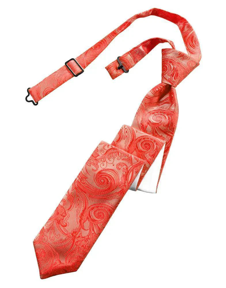 Tapestry Skinny Necktie Pre- Tied LuxuryLifeWay Online Store