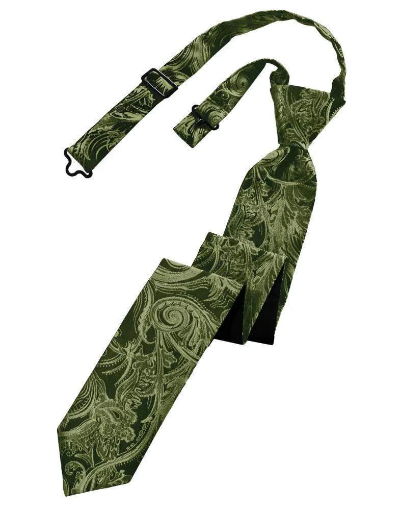 Tapestry Skinny Necktie Pre- Tied LuxuryLifeWay Online Store