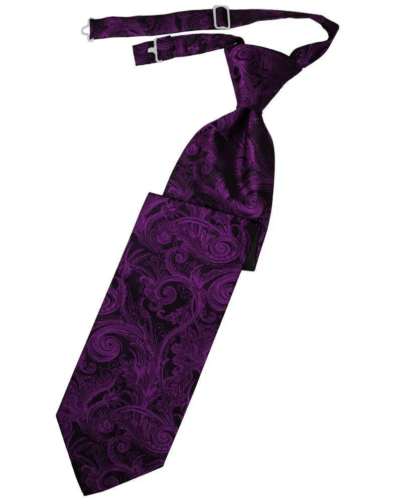 Tapestry Skinny Necktie Pre- Tied LuxuryLifeWay Online Store