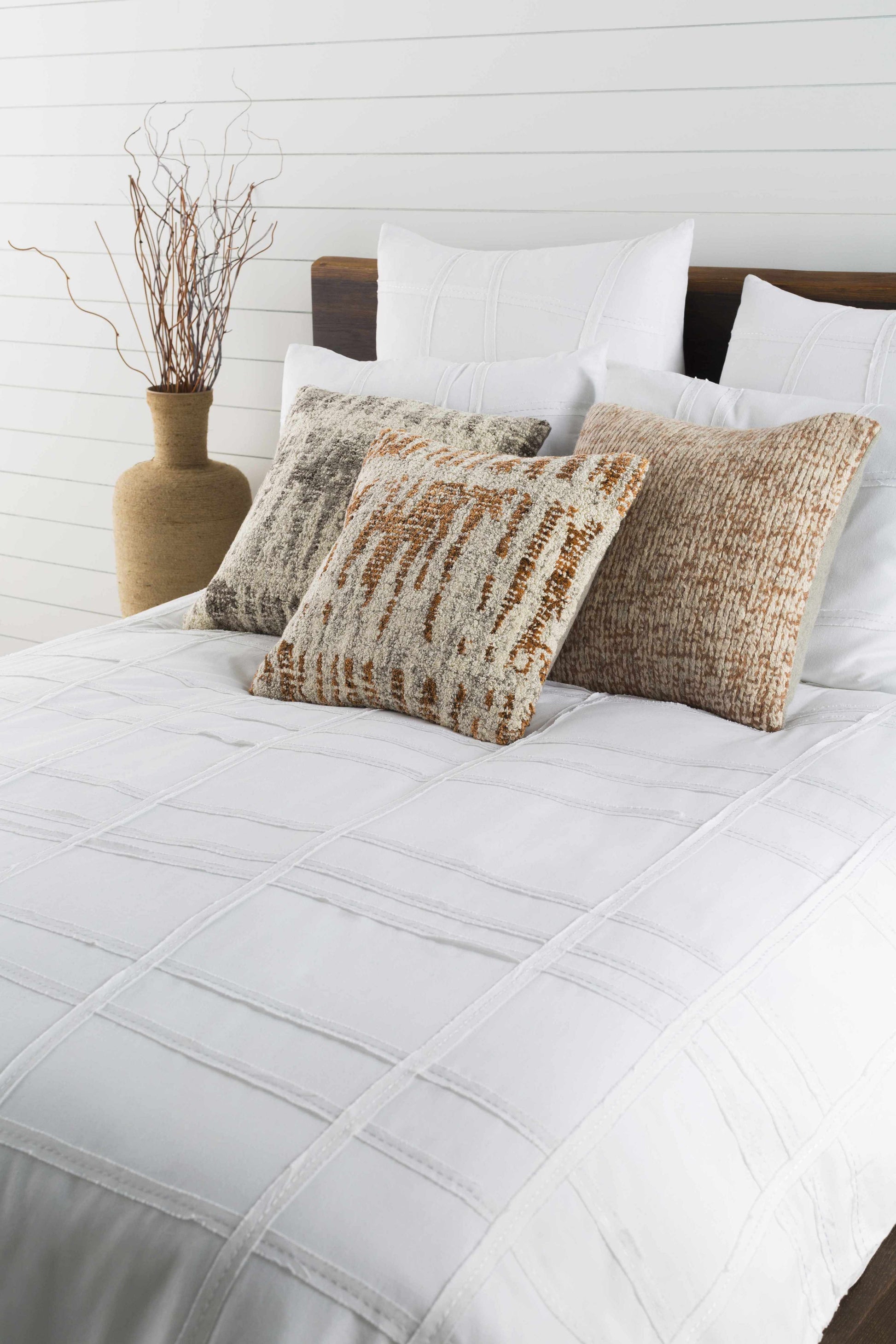 Valladolid White Upholstered Bedding LuxuryLifeWay Online Store