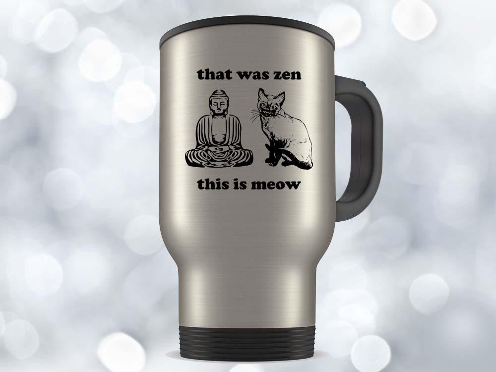 Zen and Meow Coffee Mug