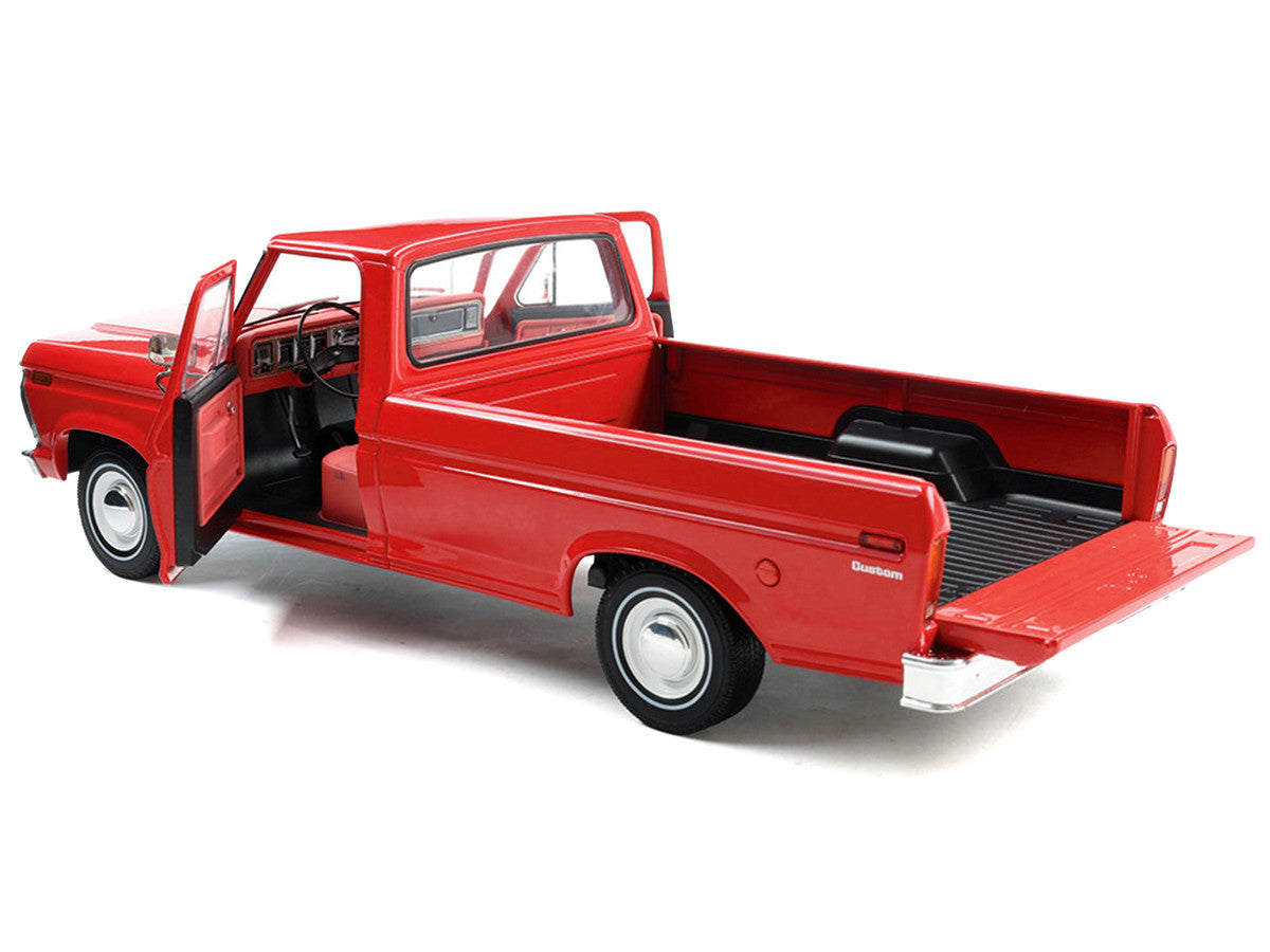 1974 Ford F-100 Pickup Truck Candy Apple Red 1/18 Diecast Model Car by IXO Models LuxuryLifeWay Online Store