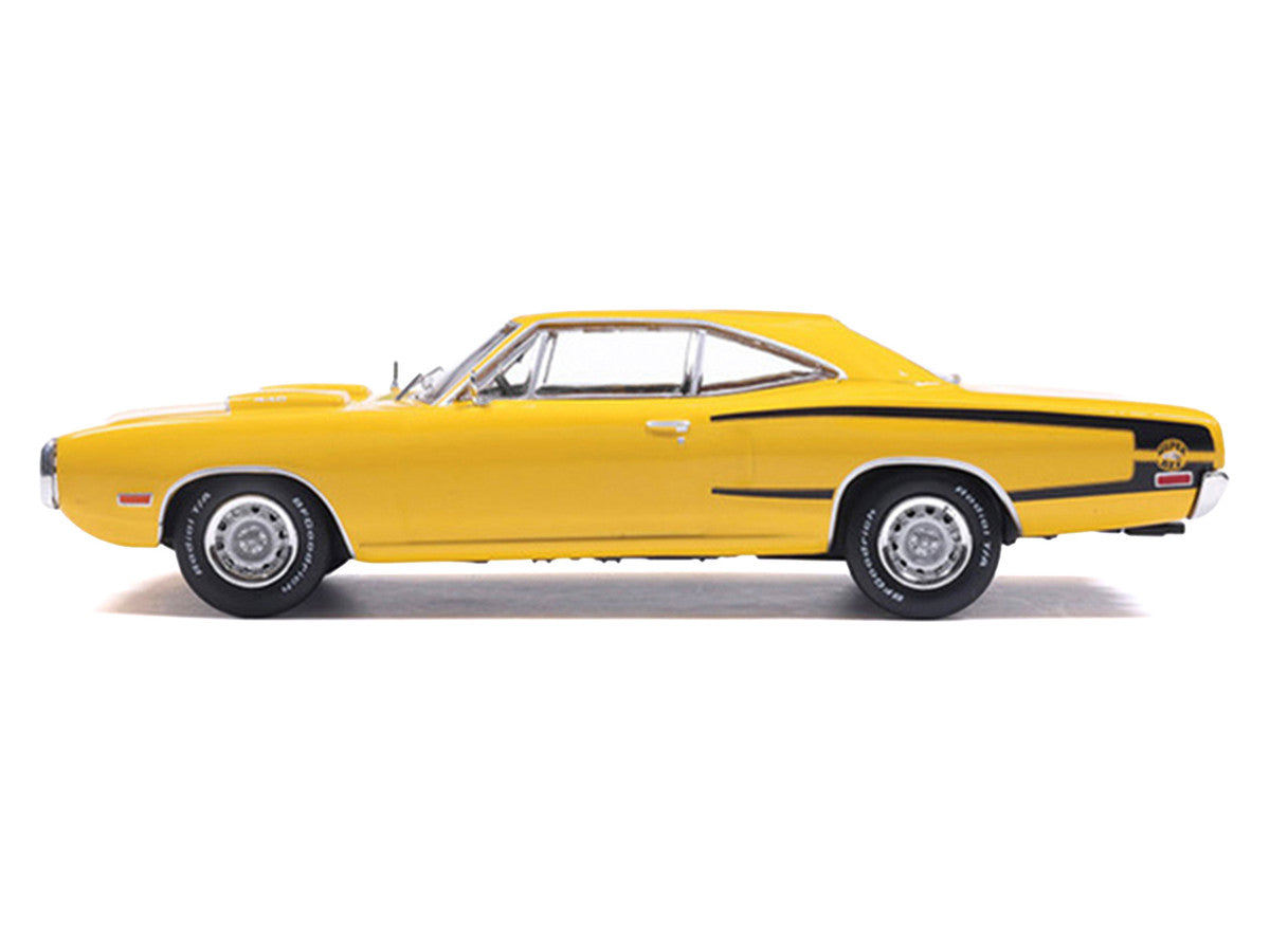 1970 Dodge Coronet Super Bee Yellow with Black Stripes 1/43 Diecast Model by IXO Models LuxuryLifeWay Online Store
