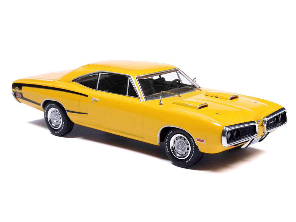 1970 Dodge Coronet Super Bee Yellow with Black Stripes 1/43 Diecast Model by IXO Models LuxuryLifeWay Online Store