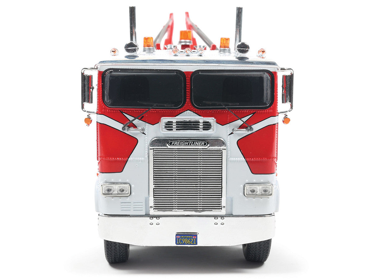 1987 Freightliner FLA Tow Truck Red and White 1/43 Diecast Model by IXO Models LuxuryLifeWay Online Store
