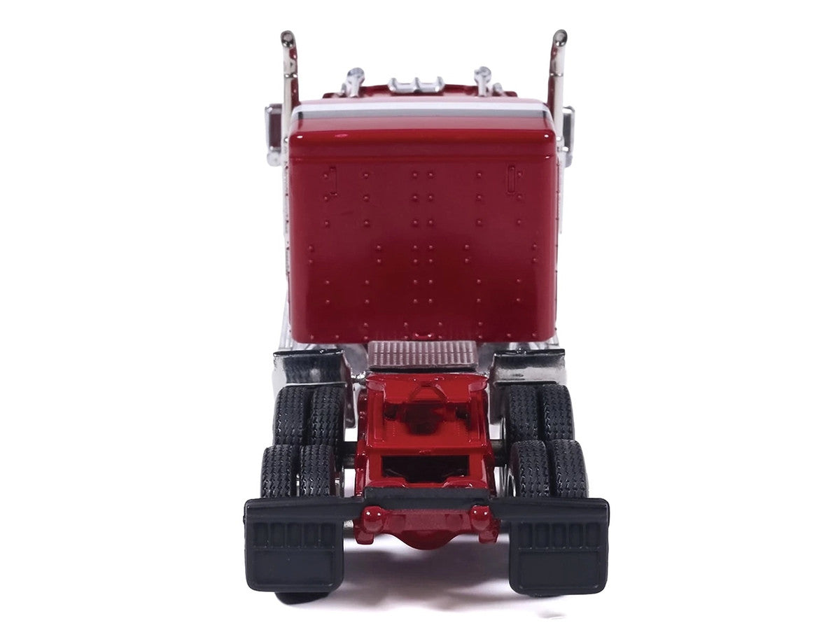 1978 Ford LTL-9000 Truck Tractor Red Metallic with Stripes 1/64 Diecast Model Car by IXO Models LuxuryLifeWay Online Store