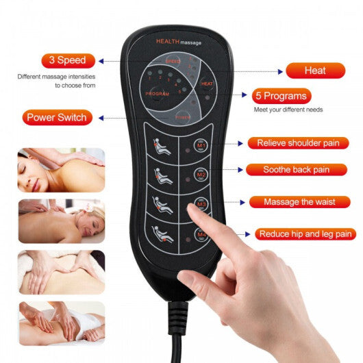 Foldable Full Body Massage Mat with Effortless Control LuxuryLifeWay Online Store
