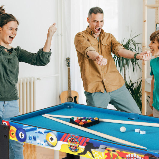 12-in-1 Combo Game Table Set with Foosball Air Hockey Pool Chess and Ping Pong LuxuryLifeWay Online Store