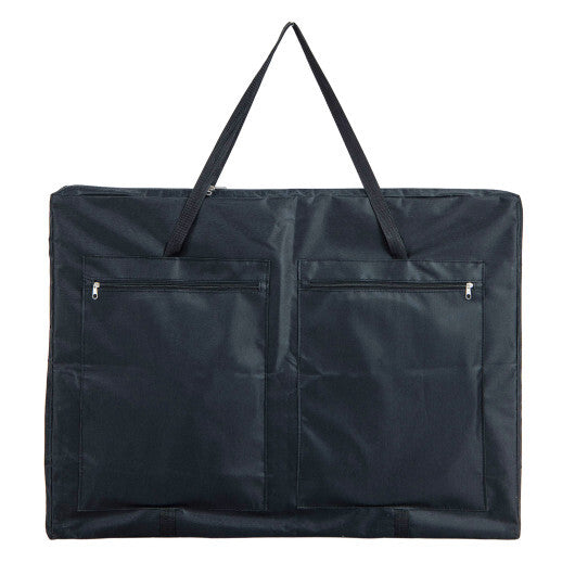 Wooden 4-in-a-row Game Set with 42 PCS Chips and 600D Oxford Fabric Carrying Bag-Blue LuxuryLifeWay Online Store