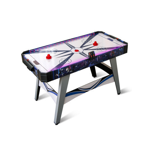 Air Powered Hockey Game Table with 2 Pushers and Pucks-Blue LuxuryLifeWay Online Store
