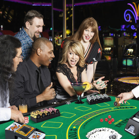14 Gram Poker Chips 300 Pieces Casino Poker Chip Set-Black LuxuryLifeWay Online Store