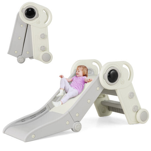 2 in 1 Baby Slide with Climber for Toddlers Age 18+ Months-Gray LuxuryLifeWay Online Store