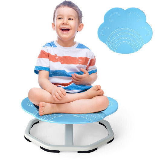 Kids Sensory Swivel Chair Cat Claw 360 Spinning Chair with Non-Slip Metal Base-Green LuxuryLifeWay Online Store