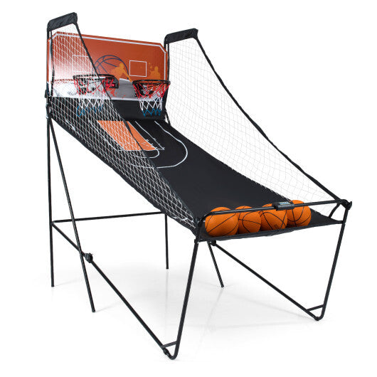Foldable Basketball Arcade Game Kids Basketball Hoop Machine with 8 Exciting Playing Modes LuxuryLifeWay Online Store