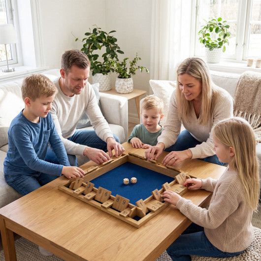 24 Inch Extra-Large Shut The Box Game for 2-4 Players LuxuryLifeWay Online Store