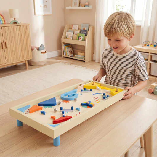Wooden Pinball Machine with 3 Balls for Kids 8+ and Adults LuxuryLifeWay Online Store