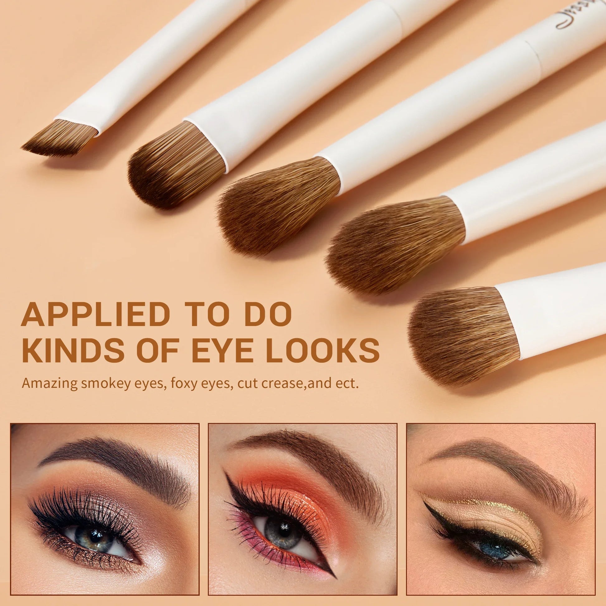 Jessup Makeup Brushes 14pc Makeup Brush set Synthetic Foundation Brush Powder Contour Eyeshadow Liner Blending Highlight T329 Tri Light Beauty