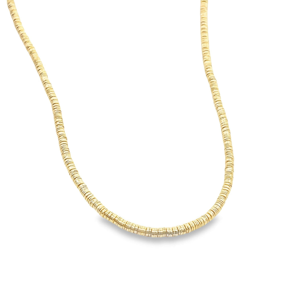 3mm Flat Ball Disc Necklace LuxuryLifeWay Online Store