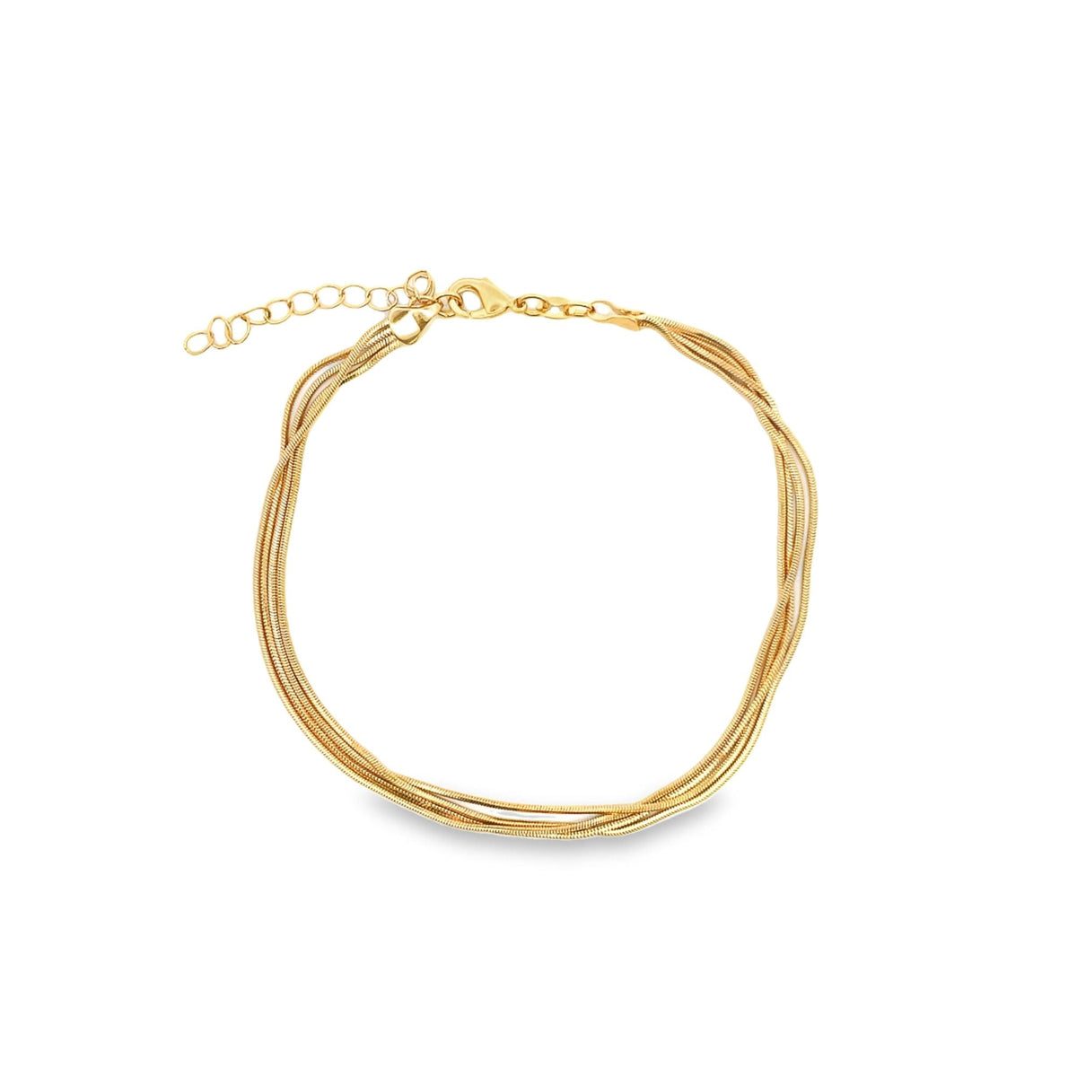 Smooth Quadruple Snake Box Necklace (H146/E255/I502) LuxuryLifeWay Online Store