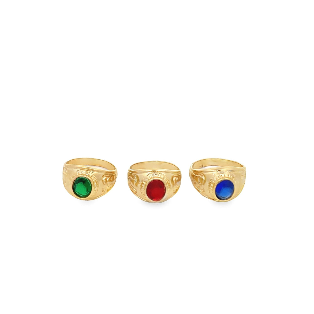 Thick Ring Band With Stone (D89) LuxuryLifeWay Online Store