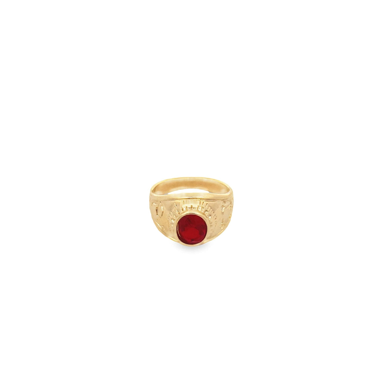 Thick Ring Band With Stone (D89) LuxuryLifeWay Online Store