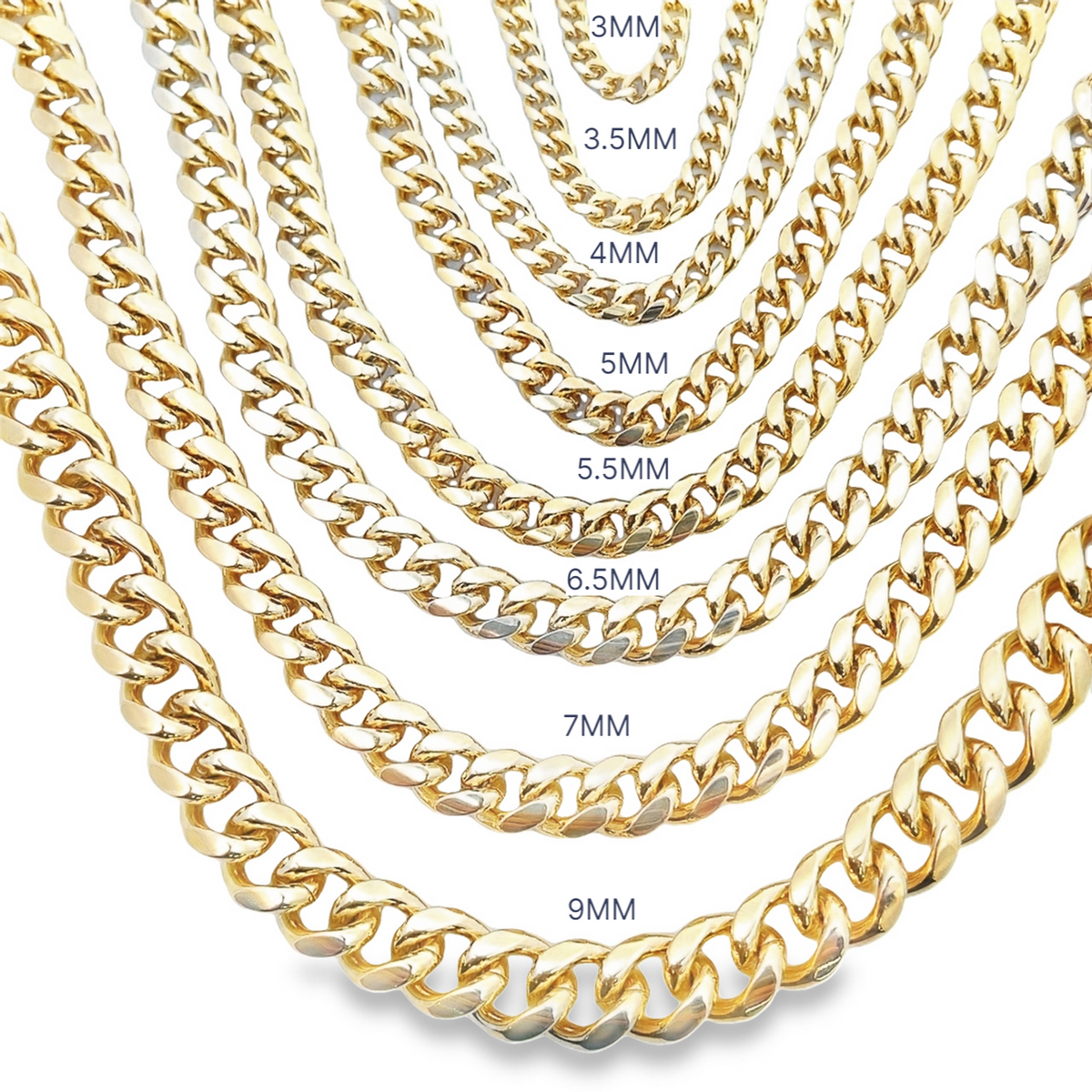 Miami Cuban Link Anklet (E193/E205-E210) LuxuryLifeWay Online Store