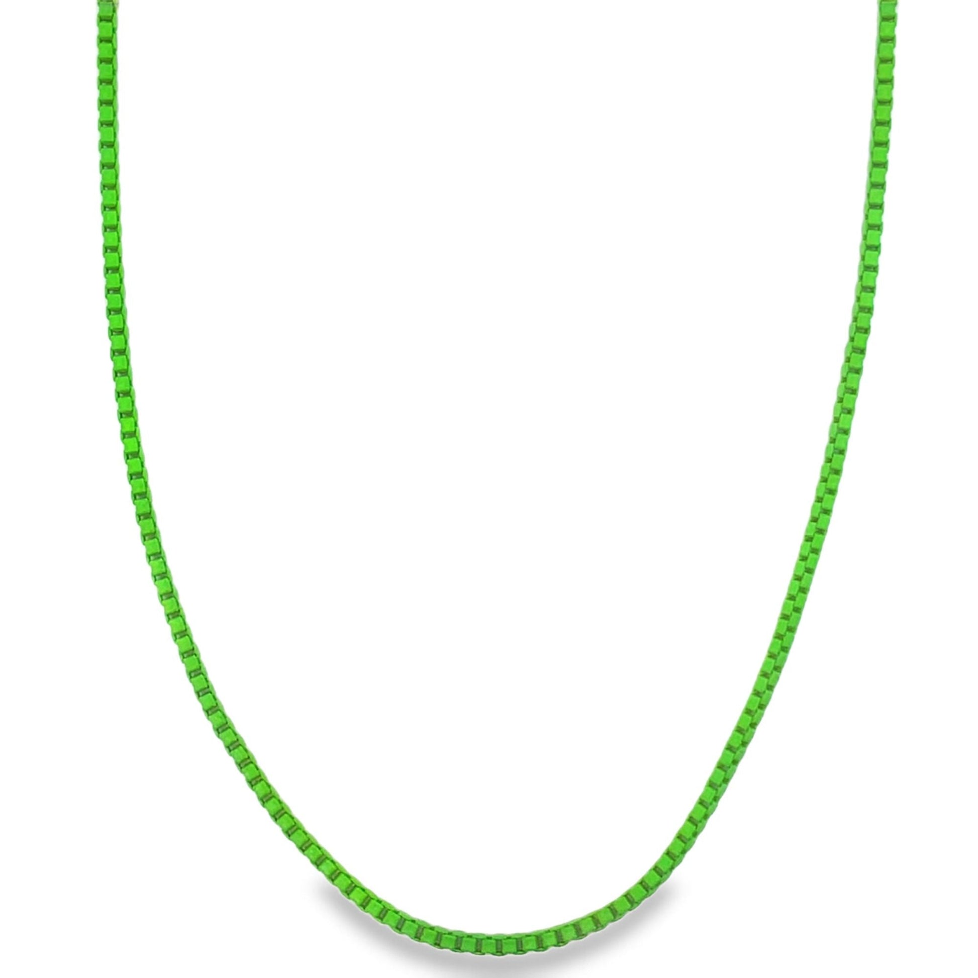 1mm Colorful Enamel Box Chains (G203-204) LuxuryLifeWay Online Store