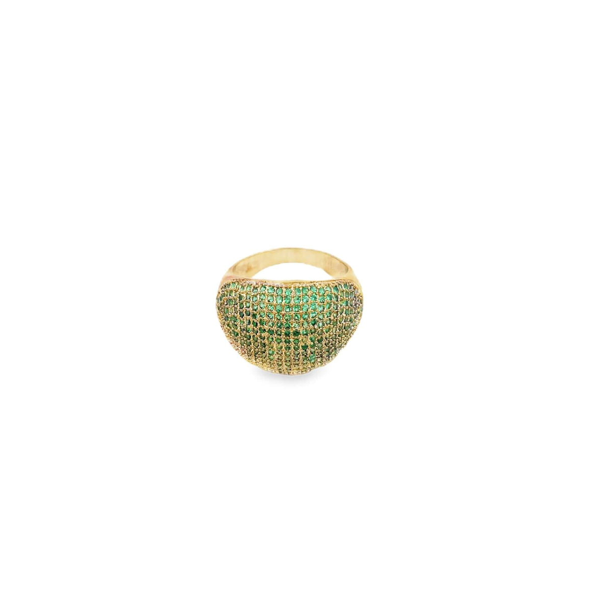 Colored CZ Paved Thin Dome Ring (D19) LuxuryLifeWay Online Store