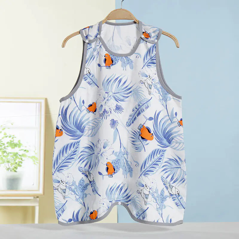 Bamboo Fiber Antibacterial Children's Sleeping Bag Vest Pi-Mart