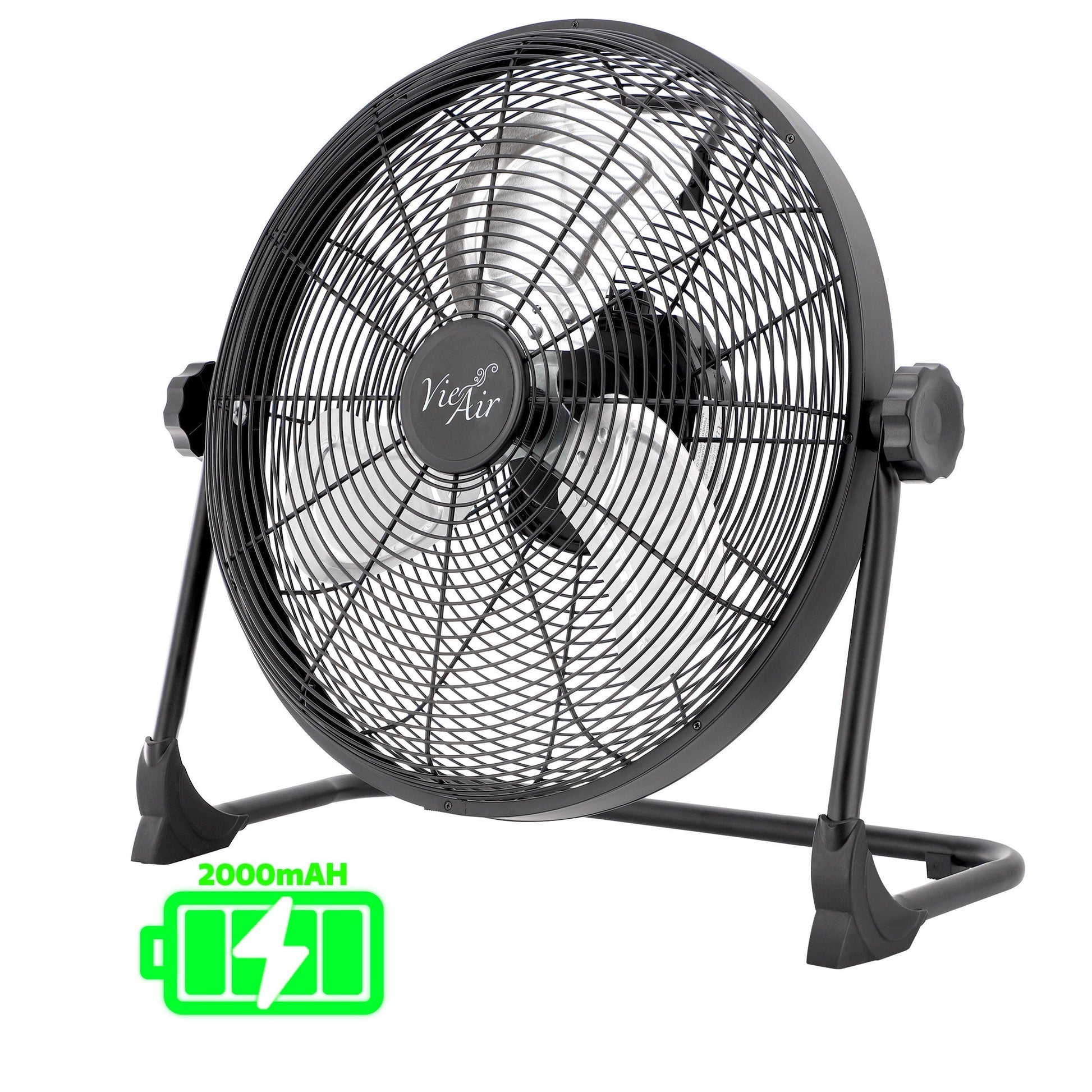 Vie Air 16 Inch Rechargeable Indoor/Outdoor Floor Fan (IPX4 Rated) LuxuryLifeWay Online Store