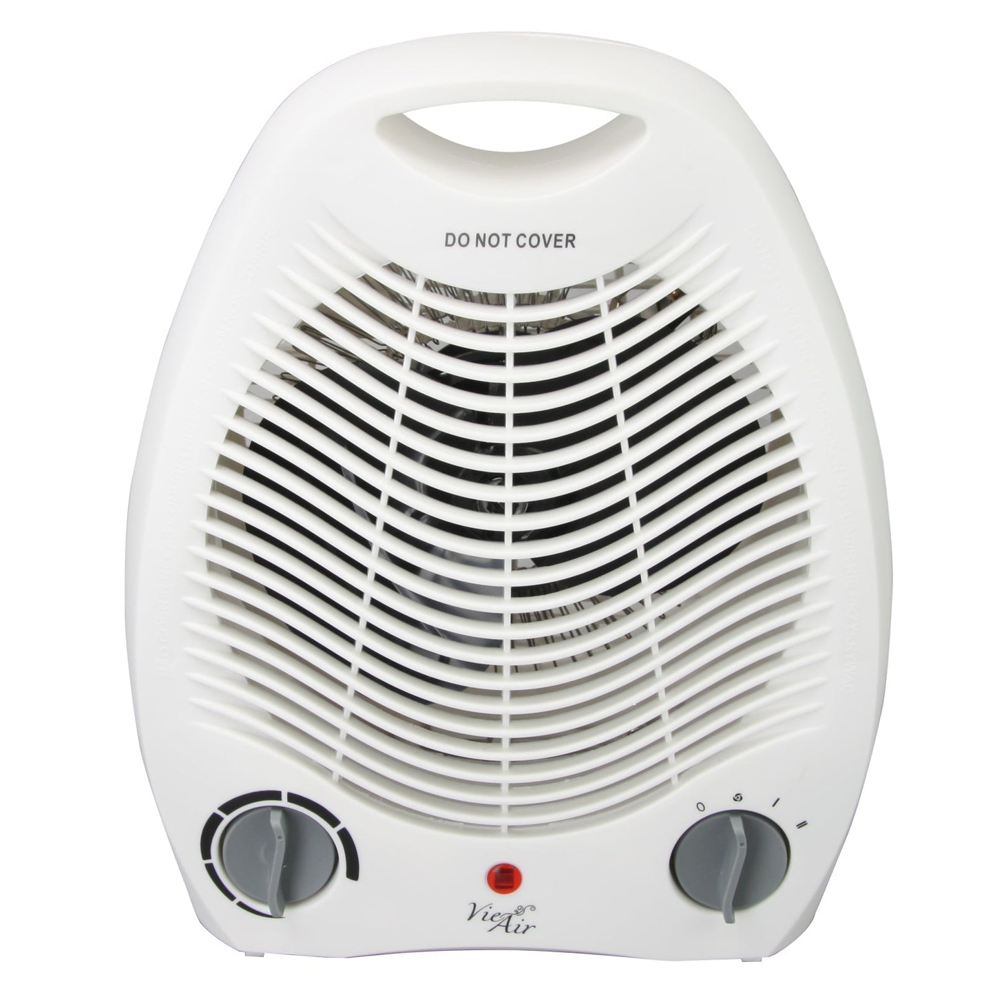 Vie Air 1500W Portable 2 Settings White Office Fan Heater with Adjustable Thermostat LuxuryLifeWay Online Store