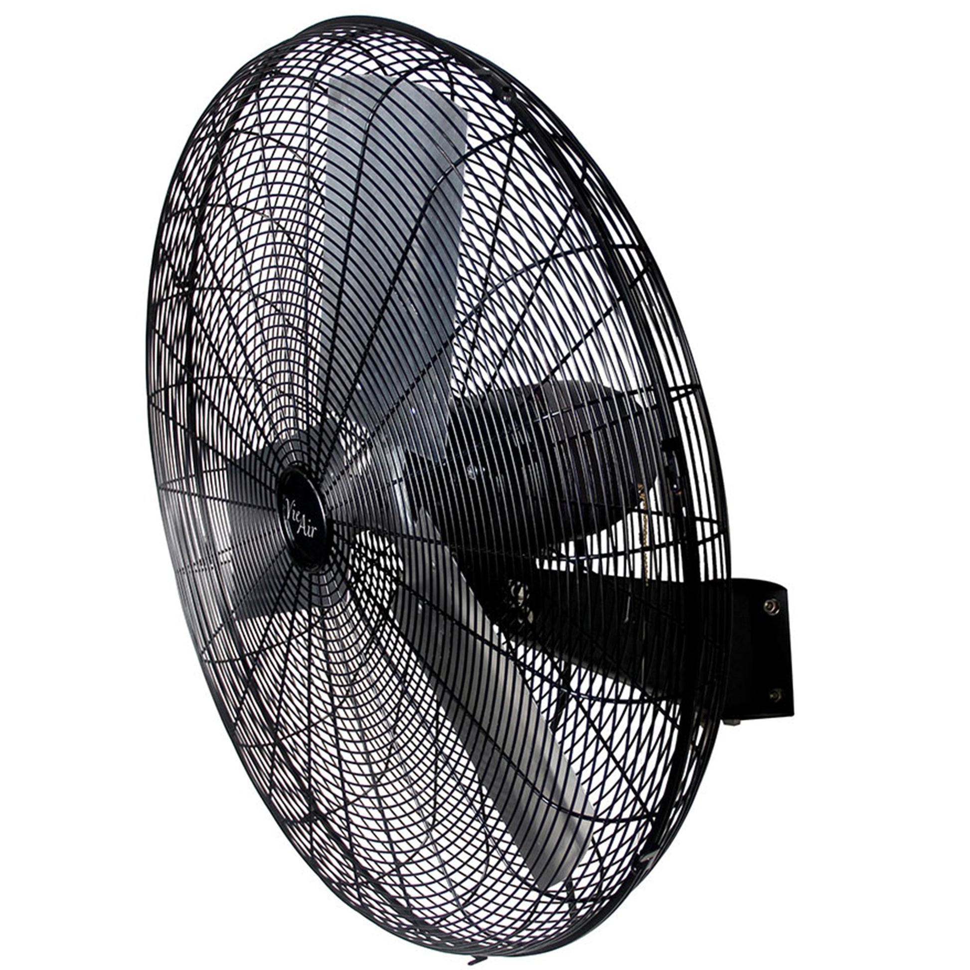 The Vie Air 30 Inch Tilting Wall Mountable Heavy Duty Commercial Strength Oscillating Fan with 3 Speed Motor in Black LuxuryLifeWay Online Store