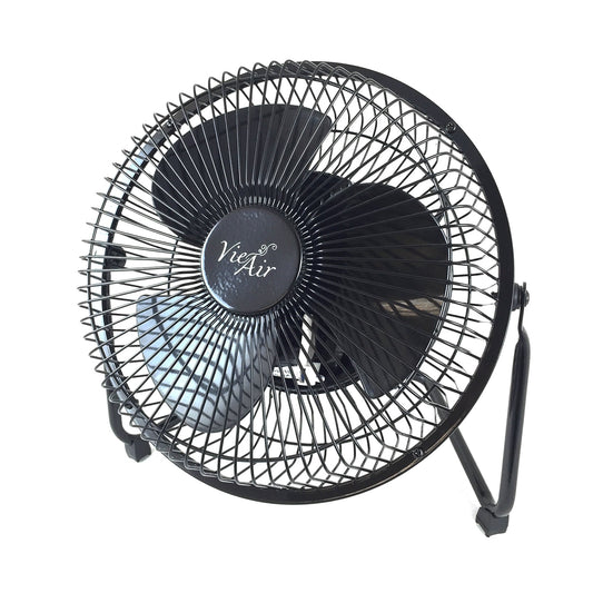 Vie Air 8 Inch High Velocity Metal Desk and Floor Fan