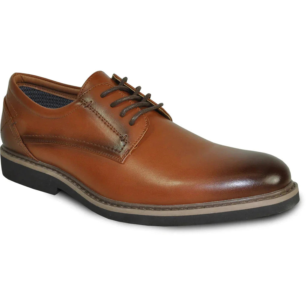 "Vallo-1P" Brown Matte Vangelo Tuxedo Shoes LuxuryLifeWay Online Store