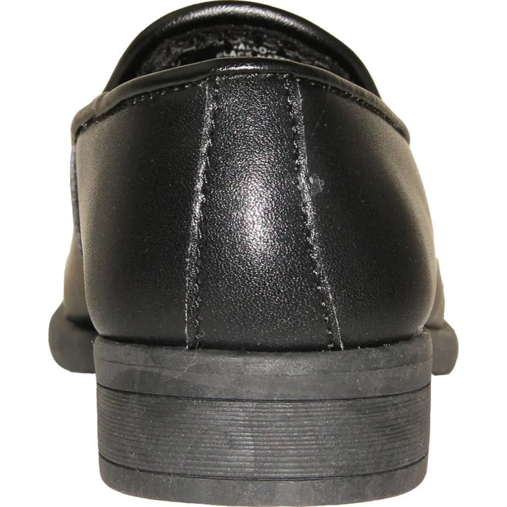 VANGELO Boy VALLO-3KID Dress Shoe Formal Tuxedo for Prom & Wedding Black Matte LuxuryLifeWay Online Store