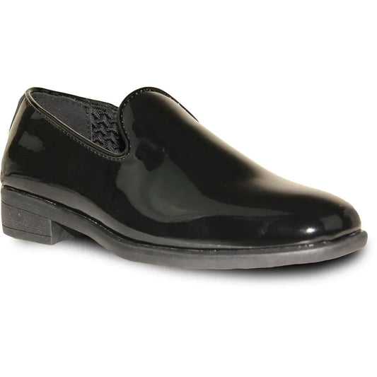VANGELO Boy VALLO-3KID Dress Shoe Formal Tuxedo for Prom & Wedding Black Patent LuxuryLifeWay Online Store