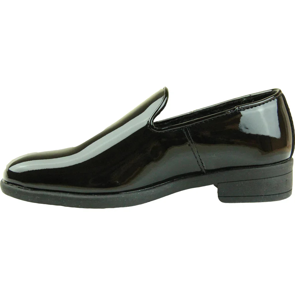VANGELO Boy VALLO-3KID Dress Shoe Formal Tuxedo for Prom & Wedding Black Patent LuxuryLifeWay Online Store
