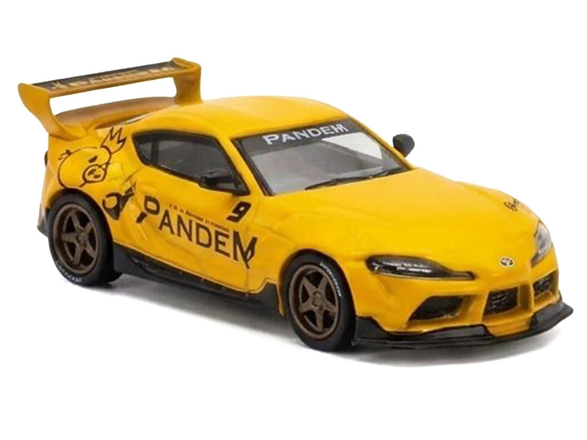 Pandem Supra Yellow "The Model Car Show Malaysia 2026" 1/64 Diecast Model Car by Works Model LuxuryLifeWay Online Store